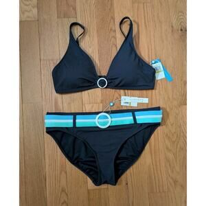 Bleu Rod Beattie Swimsuit Bikini 2pc Set Sz 14 Top & Bottom NEW $170+